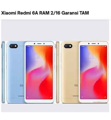 Xiaomi Redmi 6A RAM 2/16 Garansi TAM
